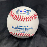 LOGAN MORRISON signed baseball PSA/DNA Tampa Bay Rays autographed
