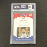 2012-13 Leaf Basketball #MP1 Miles Plumlee Signed Card AUTO PSA Slabbed