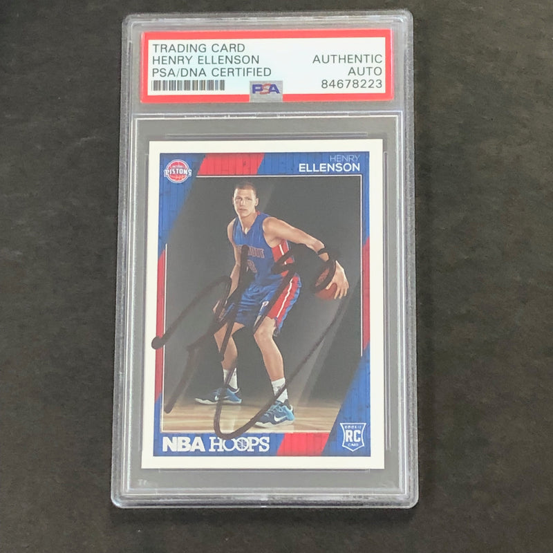 2016-17 Panini Hoops #275 Henry Ellenson Signed Card AUTO PSA Slabbed RC Rookie