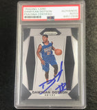 2017-18 Panini Prizm #272 Damyean Dotson Signed Card AUTO PSA Slabbed RC Knicks