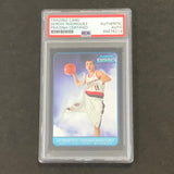 2006-07 Bowman Chrome #118 Sergio Rodriguez Signed Card AUTO PSA Slabbed Trail Blazers