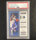 2017-18 Contenders Season Ticket #75 Wesley Matthews Signed Card AUTO PSA Slabbed Mavericks