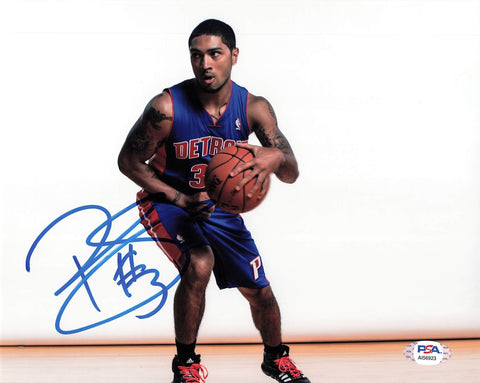 Peyton Siva signed 8x10  photo PSA/DNA Detroit Pistons Autographed