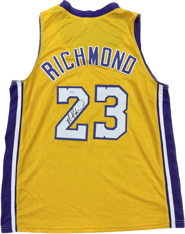 Mitch Richmond Signed Jersey PSA/DNA Los Angeles Lakers Autographed