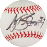 AJ Burnett signed baseball PSA/DNA Florida Marlins autographed