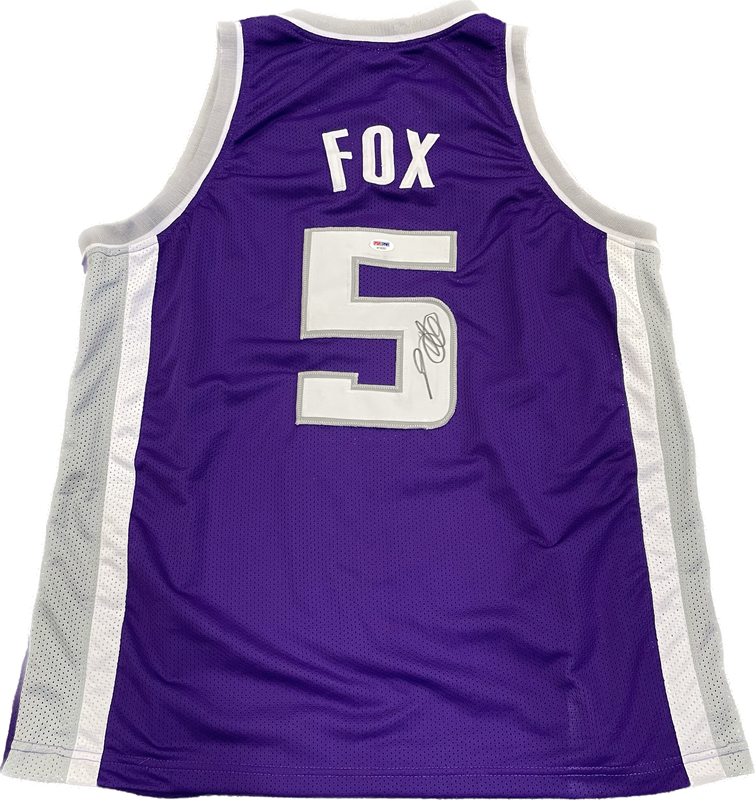 De'Aaron Fox signed jersey PSA/DNA Sacramento Kings Autographed