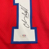 Chauncey Billups signed jersey PSA/DNA Detroit Pistons Autographed