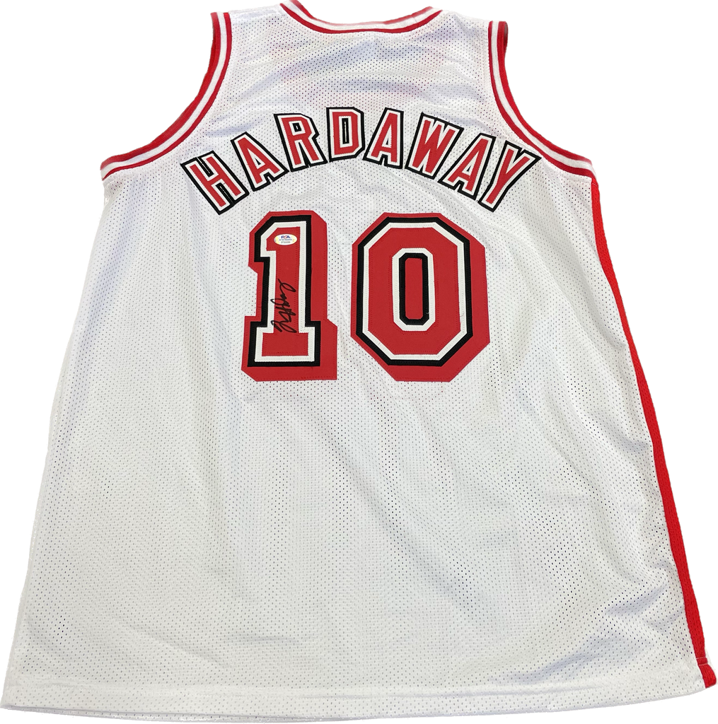 Tim Hardaway Signed Heat Jersey