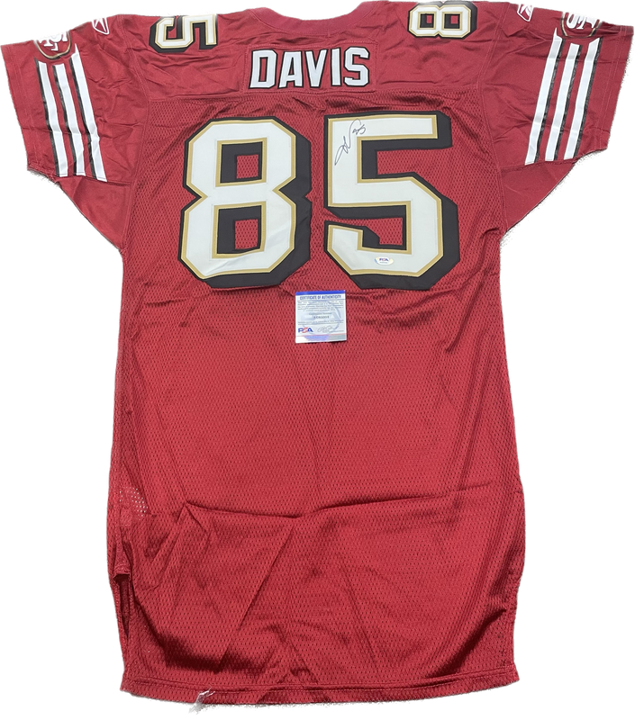 Vernon Davis signed Jersey PSA/DNA San Francisco 49ers Autographed