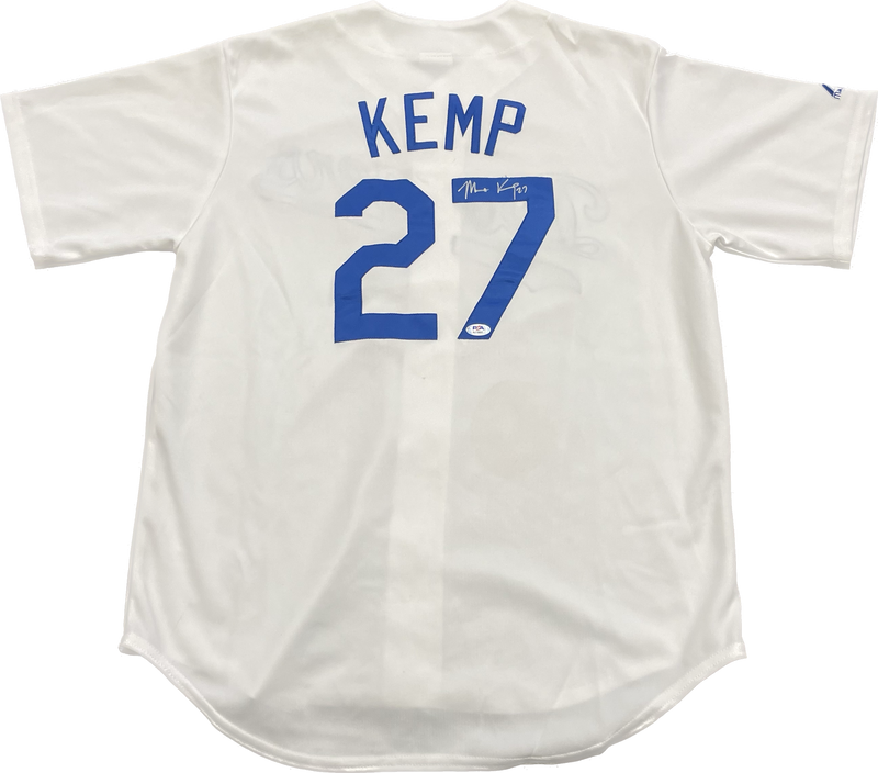 Matt Kemp Signed Jersey PSA/DNA Los Angeles Dodgers Autographed