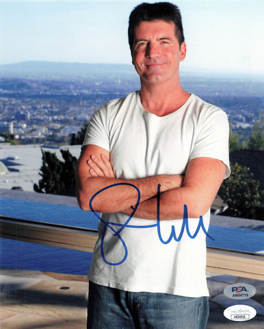 Simon Cowell signed 8x10 photo PSA/DNA Autographed
