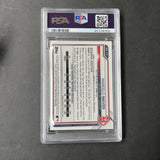 2021 Bowman Chrome 1st Purple #BDC-174 Marcelo Mayer Signed Card PSA 9 AUTO 10 RC /250