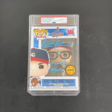 Charlie Sheen Signed Chase Funko Pop PSA 10 Auto Encapsulated Ricky Vaughn