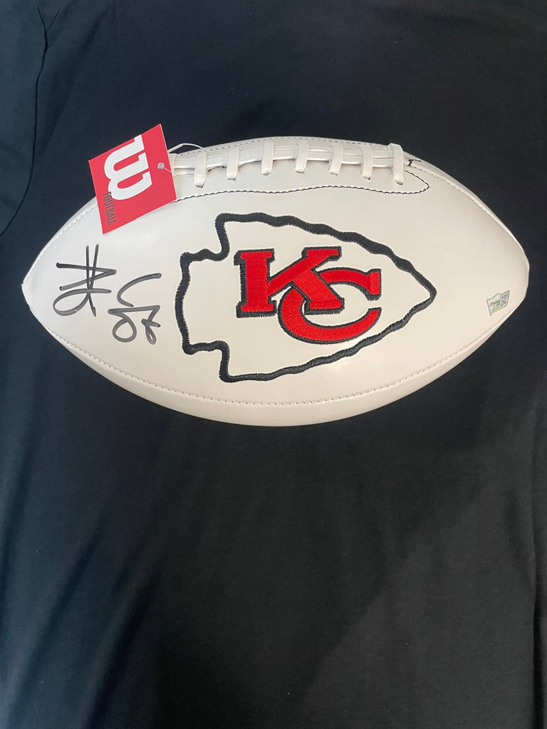 Travis Kelce Autographed and Framed Kansas City Chiefs Jersey
