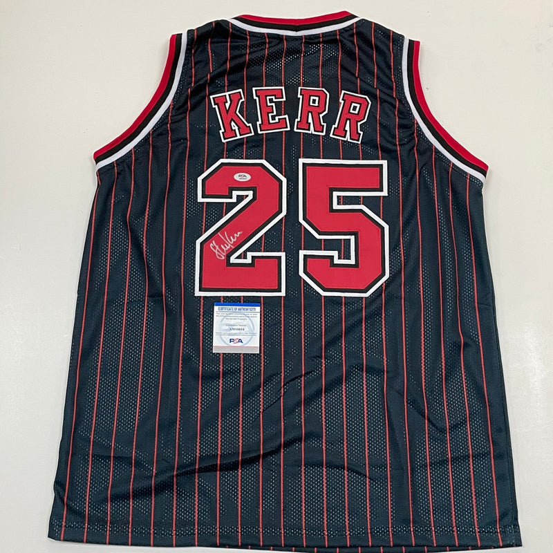 Steve Kerr Signed Jersey PSA/DNA Chicago Bulls Michael Jordan