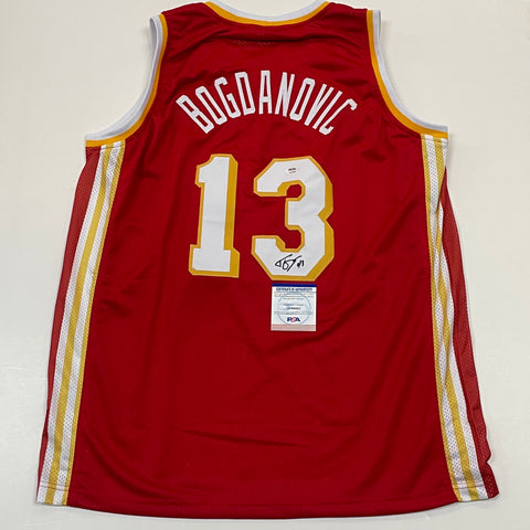 Bogdan Bogdanovic Signed Jersey PSA/DNA Atlanta Hawks Autographed