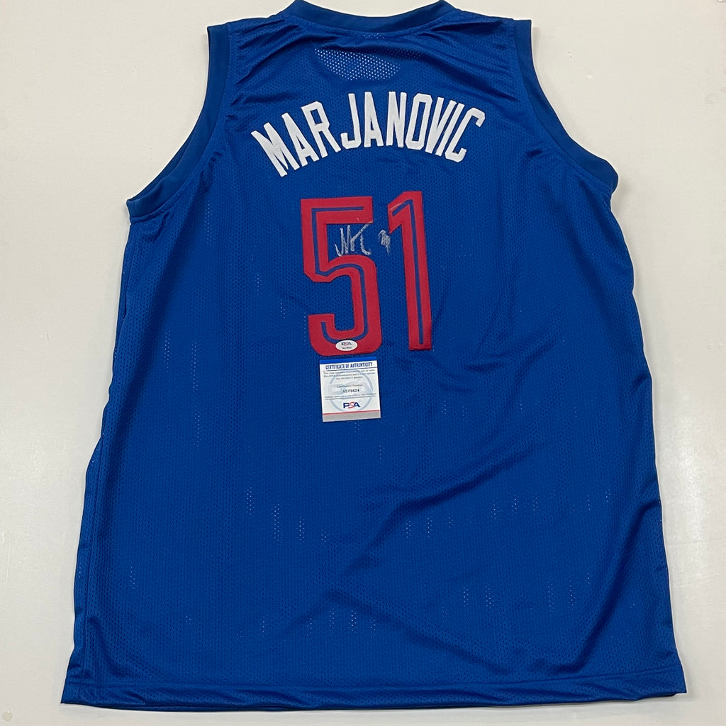 Boban Marjanovic Signed Jersey PSA/DNA Detroit Pistons Autographed