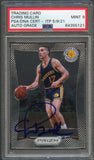 2012-13 Panini Prizm #185 Chris Mullin Signed Card AUTO Grade 9 PSA Slabbed Warriors