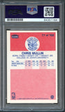 1986-87 Fleer Premier #77 Chris Mullin Signed RC Rookie Card AUTO 10 PSA Slabbed Warriors