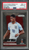 2018 Panini Prizm World Cup New Era #NE-8 Marcus Rashford PSA 10 Gem Mint