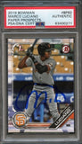 2019 Bowman #BP-82 Marco Luciano Signed Card PSA Slabbed Auto Giants