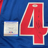 Bojan Bogdanovic signed jersey PSA/DNA Detroit Pistons Autographed