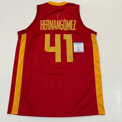 Juan Hernangomez signed jersey PSA/DNA SPAIN Autographed PELICANS