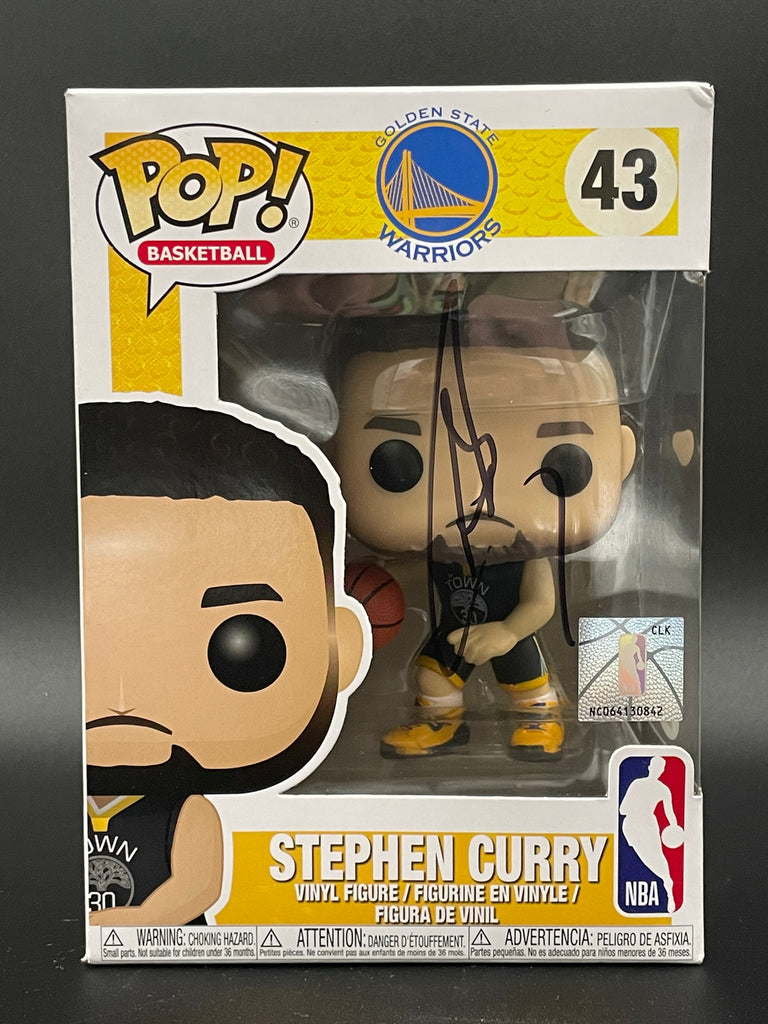 STEPHEN CURRY Signed Autographed Golden State Warriors Funko 