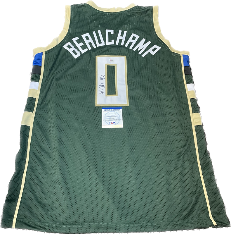 Marjon Beauchamp signed jersey PSA/DNA Milwaukee Bucks Autographed