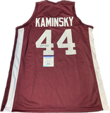 Frank Kaminsky signed jersey PSA/DNA Wisconsin Autographed