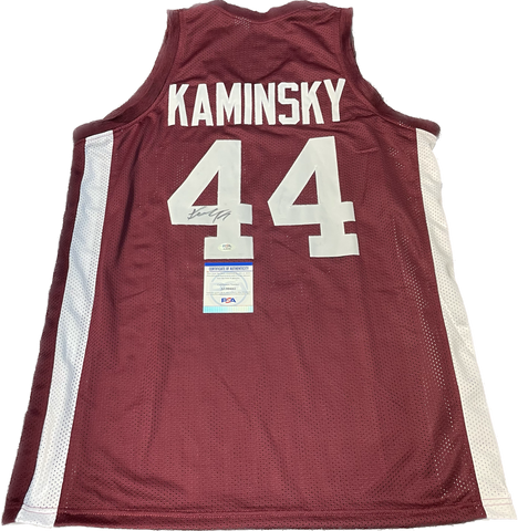 Frank Kaminsky signed jersey PSA/DNA Wisconsin Autographed