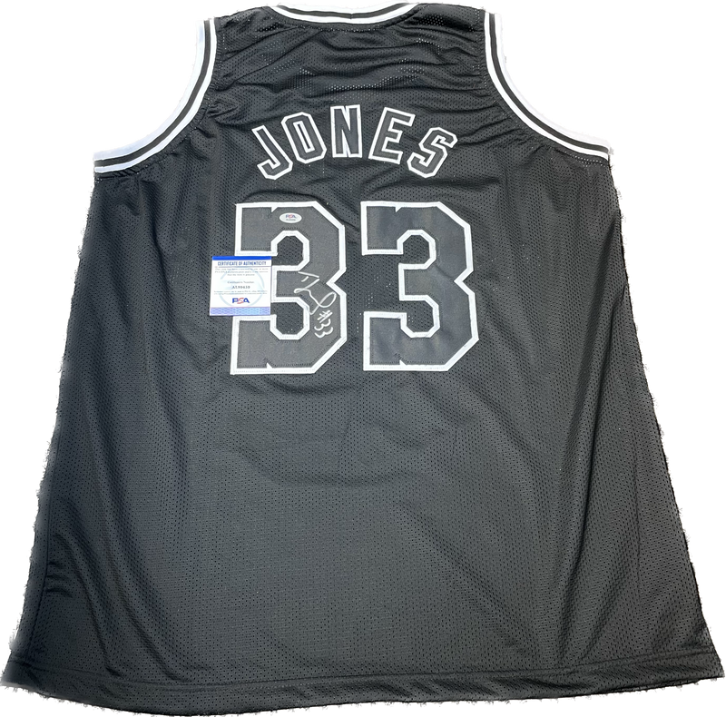 TRE JONES signed jersey PSA/DNA San Antonio Spurs Autographed