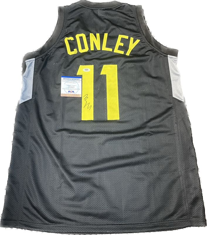 Mike Conley signed jersey PSA/DNA Utah Jazz Autographed