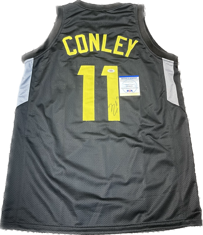 Mike Conley signed jersey PSA/DNA Utah Jazz Autographed