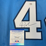 Justin Jackson signed jersey PSA/DNA Autographed Tar Heels