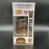 Zion Williamson Encapsulated Funko Pop #130 PSA NM 7.5 FASC Pelicans