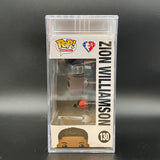 Zion Williamson Encapsulated Funko Pop #130 PSA NM 7 FASC Pelicans