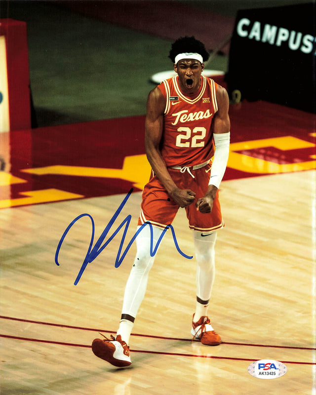 KAI JONES signed 8x10 photo PSA/DNA Texas Longhorns Autographed