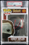 Corey Taylor Slipknot Signed Funko Pop #177 PSA/DNA Encapsulated Auto Grade 9 Mint