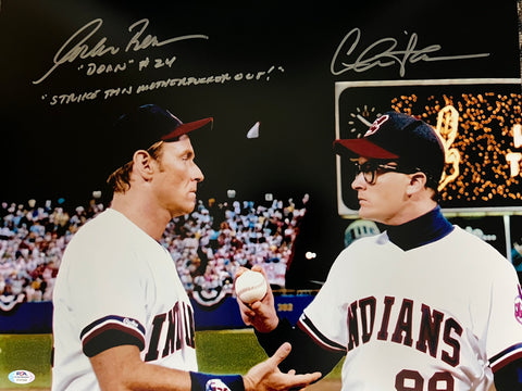 Charlie Sheen & Corbin Bernsen signed 16x20 photo PSA/DNA LOA Auto Grade 10 Autographed