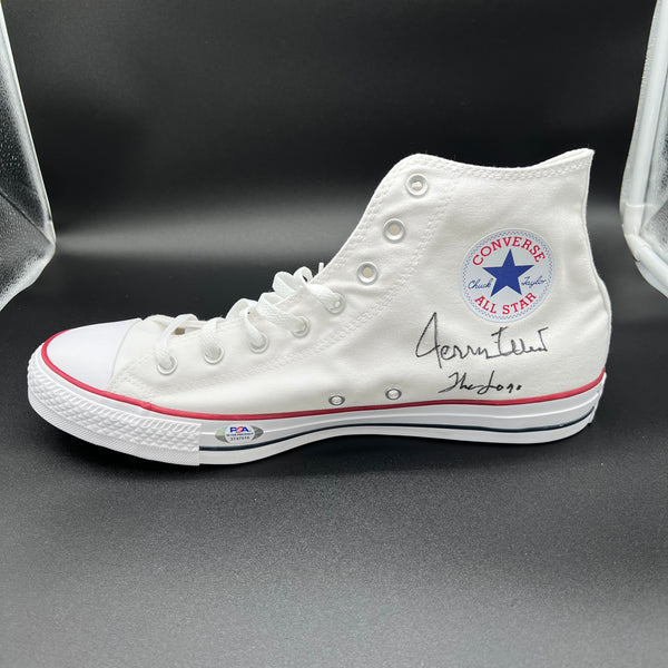 Jerry West signed Converse Chuck Taylor Right Shoe PSA/DNA Los