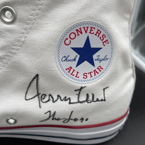 Jerry West signed Converse Chuck Taylor Right Shoe PSA/DNA Los