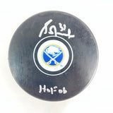 Grant Fuhr signed Hockey Puck BAS Beckett Buffalo Sabres Autographed