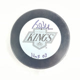 Grant Fuhr signed Hockey Puck BAS Beckett Los Angeles Kings Autographed