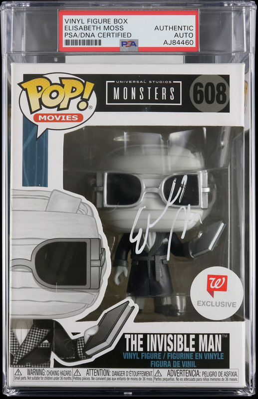ELISABETH MOSS Signed The Invisible Man Funko Pop PSA/DNA Encapsulated Autographed