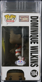 Dominique Wilkins Signed Funko Pop PSA/DNA Encapsulated Autographed Hawks