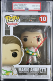 Mario Andretti Signed Funko Pop PSA/DNA AUTO 10 Encapsulated NASCAR