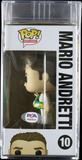 Mario Andretti Signed Funko Pop PSA/DNA AUTO 10 Encapsulated NASCAR