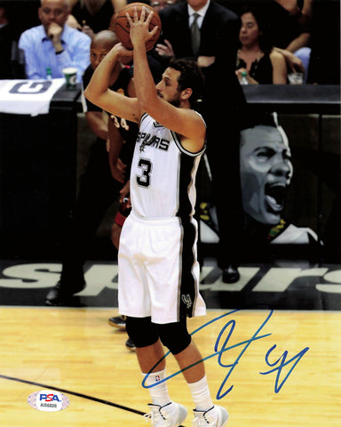Marco Belinelli signed 8x10 photo PSA/DNA San Antonio Spurs Autographed
