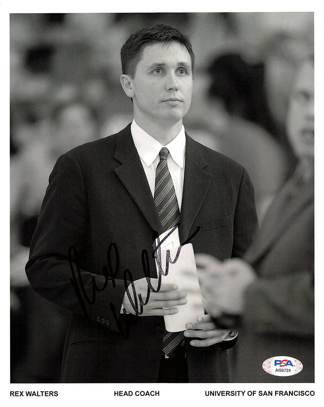 Rex Walters signed 8x10 photo PSA/DNA New Orleans Pelicans Autographed